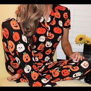 Target Halloween Pumpkin Pajama Set